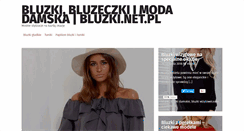 Desktop Screenshot of bluzki.net.pl