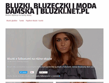Tablet Screenshot of bluzki.net.pl